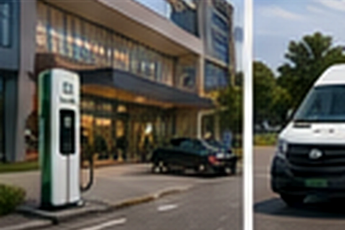 Commercial venue parking for temporary PVG-EV charging support