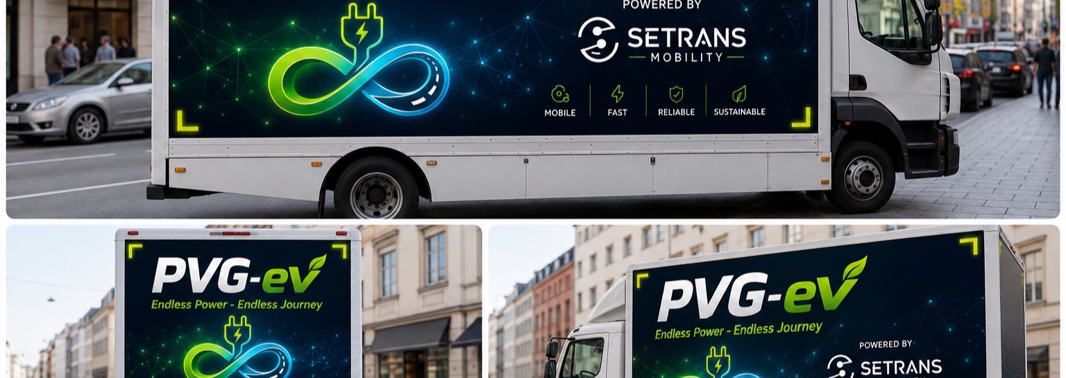 Official PVG-EV mobile charging van side view